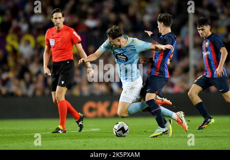 Barcelone, Espagne. 09th octobre 2022. FC BARCELONE contre RC CELTA 9 octobre, 2022 lors du match entre FC Barcelone et RC Celta correspondant au huitième jour de la Liga Santander à Spotify Camp Nou à Barcelone, Espagne. Crédit : rosdemora/Alay Live News Banque D'Images