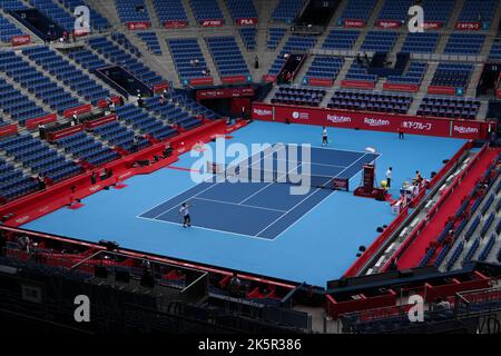 Tokyo, Japon. 9th octobre 2022. Vue générale tennis : Rakuten Japan Open tennis Championships 2022 au Ariake Colosseum à Tokyo, Japon . Credit: AFLO SPORT/Alay Live News Banque D'Images