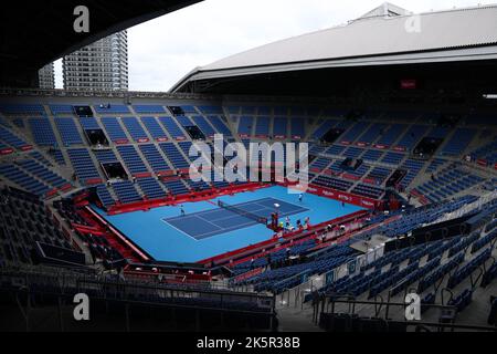 Tokyo, Japon. 9th octobre 2022. Vue générale tennis : Rakuten Japan Open tennis Championships 2022 au Ariake Colosseum à Tokyo, Japon . Credit: AFLO SPORT/Alay Live News Banque D'Images