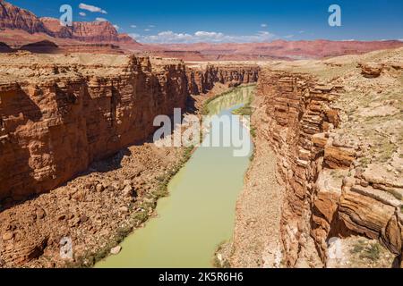 Colorado River et Glen Canyon à Canyonlands, Moab, Utah, États-Unis Banque D'Images