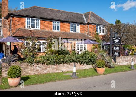 The White Dog pub, Easthurst Green, East Sussex, Royaume-Uni Banque D'Images