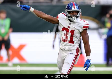 Londres, Royaume-Uni. 9th octobre 2022 ; Stade Tottenham Hotspur. Tottenham, Londres, Angleterre; NFL UK football, New York Giants versus GreenBay Packers: New York Giants Retour Matt Breida (31) crédit: Action plus Sports Images/Alay Live News Banque D'Images