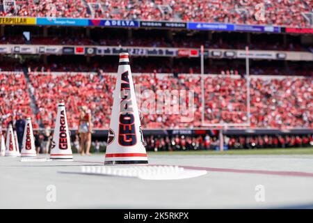 Vue générale du stade Sanford avant un match de football universitaire de saison régulière entre les Tigers d'Auburn et les Bulldogs de Géorgie, samedi, octobre Banque D'Images