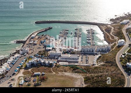 Le port de plaisance du Club Mykonos, Langebaan, Afrique du Sud du Cap occidental. Banque D'Images