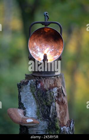 Lampe carbure mineur - Collection