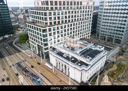 Place du centenaire, Birmingham - 29 septembre 2022 - Siège de HSBC Royaume-Uni sur la place du centenaire, à Birmingham. Pic Credit: Scott cm / Alay Live New Banque D'Images