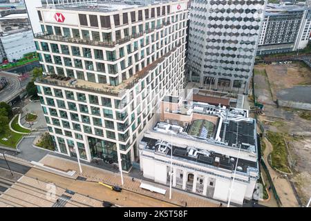 Place du centenaire, Birmingham - 29 septembre 2022 - Siège de HSBC Royaume-Uni sur la place du centenaire, à Birmingham. Pic Credit: Scott cm / Alay Live New Banque D'Images