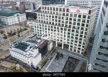 Place du centenaire, Birmingham - 29 septembre 2022 - Siège de HSBC Royaume-Uni sur la place du centenaire, à Birmingham. Pic Credit: Scott cm / Alay Live New Banque D'Images