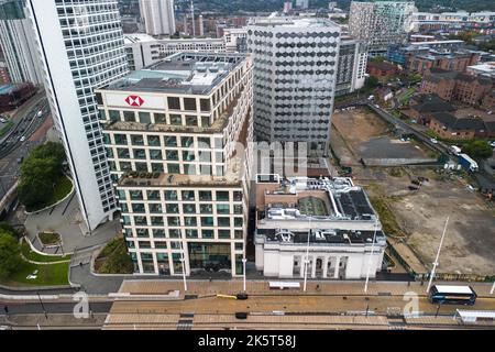 Place du centenaire, Birmingham - 29 septembre 2022 - Siège de HSBC Royaume-Uni sur la place du centenaire, à Birmingham. Pic Credit: Scott cm / Alay Live New Banque D'Images