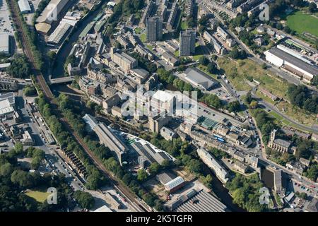 Sowerby Bridge High Street Heritage action zone, Calderdale, 2020. Banque D'Images