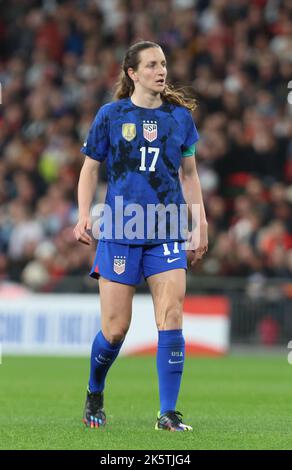 LONDRES ANGLETERRE - OCTOBRE 07: ANDI Sullivan (Washington Spirit) des Etats-Unis pendant le match amical international des femmes entre les femmes d'Angleterre contre United Banque D'Images