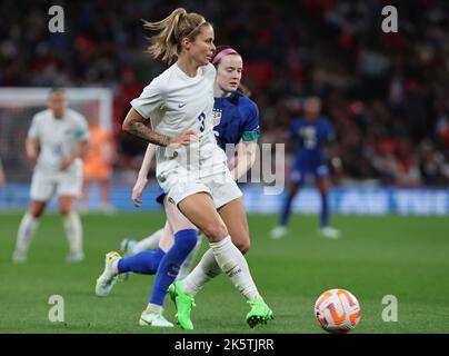 LONDRES ANGLETERRE - OCTOBRE 07: Rachel Daly (Houston Dash) d'Angleterre femmes pendant le match amical international des femmes entre les femmes d'Angleterre contre l'ONU Banque D'Images