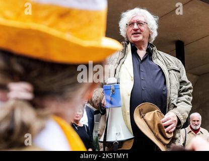 La Haye, pays-Bas. 10th octobre 2022. 2022-10-10 13:24:20 LA HAYE - Président Jos van Wijk de la dernière volonté coopérative (CLW) au Palais de Justice. La coopérative et vingt-neuf requérants soutiennent que l'État agit illégalement en faisant respecter l'interdiction pénale du suicide assisté. ANP JEFFREY GROENEWEG pays-bas - belgique Out crédit: ANP/Alay Live News Banque D'Images