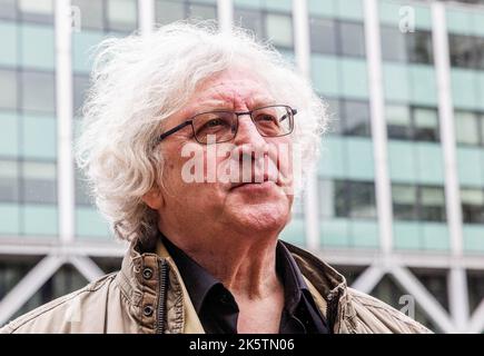 La Haye, pays-Bas. 10th octobre 2022. 2022-10-10 13:25:39 LA HAYE - Président Jos van Wijk de la dernière volonté coopérative (CLW) au Palais de Justice. La coopérative et vingt-neuf requérants soutiennent que l'État agit illégalement en faisant respecter l'interdiction pénale du suicide assisté. ANP JEFFREY GROENEWEG pays-bas - belgique Out crédit: ANP/Alay Live News Banque D'Images