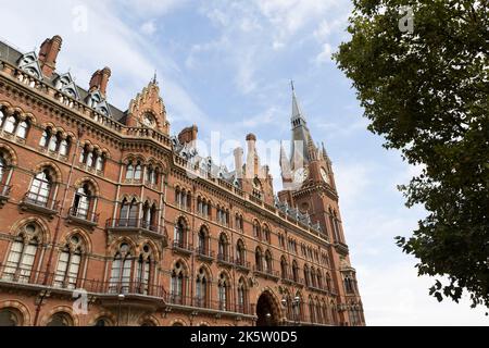 Gare de St Pancras, Londres, Royaume-Uni Banque D'Images