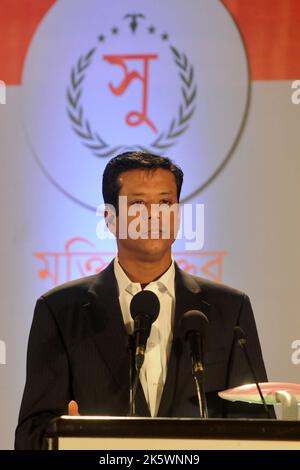 Dhaka, Bangladesh - 11 décembre 2015: Sajeeb Wazed Joy est le seul fils du Premier ministre bangladais, Sheikh Hasina. Il est conseiller du gouvernement Banque D'Images