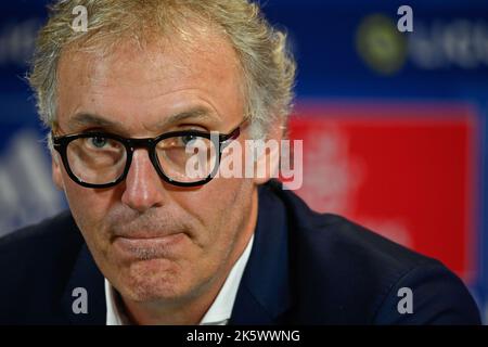 Lyon, Laurent blanc nouvel entraîneur de l'OL Olympique Lyonnais, Lyon, 10 octobre 2022 Banque D'Images