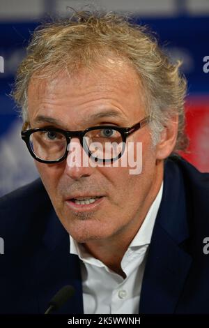 Lyon, Laurent blanc nouvel entraîneur de l'OL Olympique Lyonnais, Lyon, 10 octobre 2022 Banque D'Images