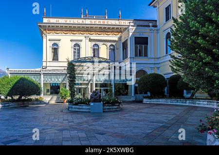 Grand Hotel Villa Serbelloni, Bellagio, Lac de Côme, Italie. Le seul hôtel 5 étoiles à Bellagio. Banque D'Images