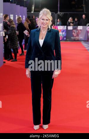 Amy Loughren assiste à la première britannique de The Good Nurse lors du BFI London film Festival 2022 au Royal Festival Hall, Southbank Center, Londres. Date de la photo: Lundi 10 octobre 2022. Banque D'Images