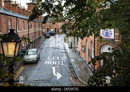 Victorian Corner Street pub The Albion Inn in Chester City Centre, Cheshire, Royaume-Uni, le 6 octobre 2022 Banque D'Images