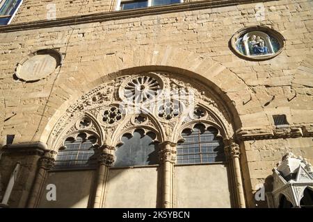 Église d'Orsanmichele à Florence en Italie Banque D'Images