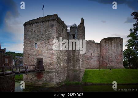 Château de Rothesay sur l'île de Bute, Écosse. Banque D'Images