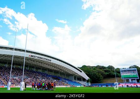 Stade Best Denki, Fukuoka, Japon. 8th octobre 2022. Vue générale, 8 OCTOBRE 2022 - Rugby : Japan Rugby Challenge Series 2022 entre le Japon XV 21-22 Australie A au stade Best Denki, Fukuoka, Japon. Credit: SportsPressJP/AFLO/Alay Live News Banque D'Images