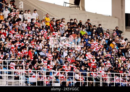 Stade Best Denki, Fukuoka, Japon. 8th octobre 2022. Vue générale, 8 OCTOBRE 2022 - Rugby : Japan Rugby Challenge Series 2022 entre le Japon XV 21-22 Australie A au stade Best Denki, Fukuoka, Japon. Credit: SportsPressJP/AFLO/Alay Live News Banque D'Images