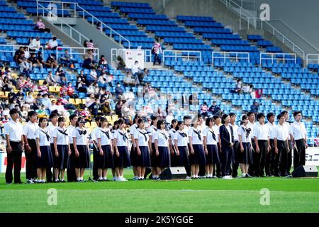 Stade Best Denki, Fukuoka, Japon. 8th octobre 2022. Vue générale, 8 OCTOBRE 2022 - Rugby : Japan Rugby Challenge Series 2022 entre le Japon XV 21-22 Australie A au stade Best Denki, Fukuoka, Japon. Credit: SportsPressJP/AFLO/Alay Live News Banque D'Images