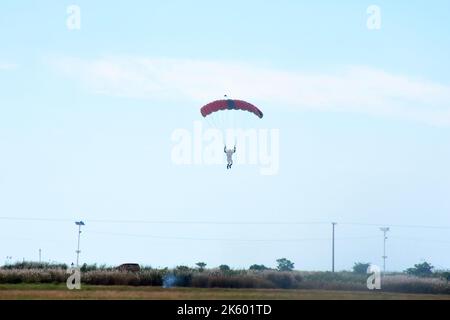 Subic, Zambales, Philippines. 9th octobre 2022. Bell Boeing V-22 Osprey-Military Free-Fall (image de crédit : © Joseph Ceriales/Pacific Press via ZUMA Press Wire) Banque D'Images