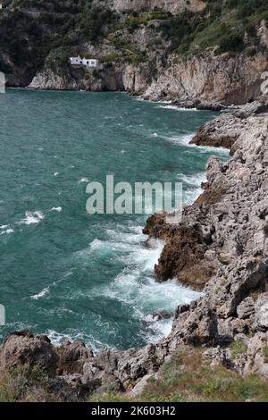 Conca dei Marini - Scorcio della costa di Capo di Conca Banque D'Images