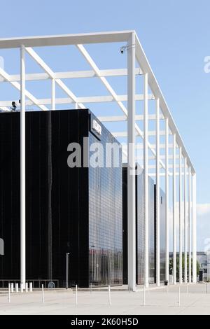 Copenhague, Danemark - 3 août 2019 : le bâtiment de la ville de la RD, appelé Dr byen en danois, est le siège de la Société danoise de radiodiffusion Banque D'Images