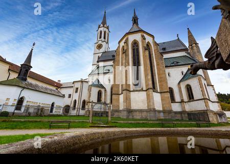 Monastère cistercien Vyssi Brod. République tchèque. Banque D'Images