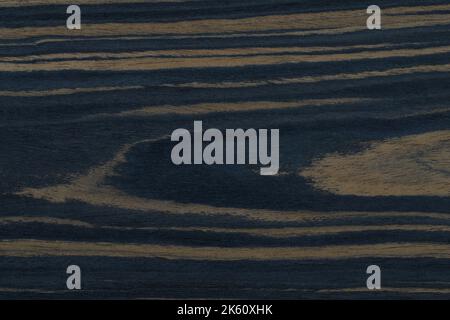 Texture de noir exotique ébène 6 Makassar placage bois Banque D'Images