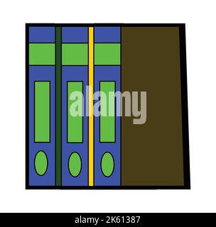 3 chemises colorées. Meilleure collection d'illustrations vectorielles de concepteur.icônes et symboles de conception graphique vectorielle pour la conception de logo et la papeterie, etc Illustration de Vecteur