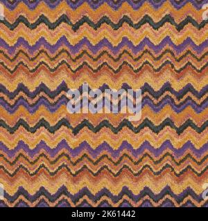 Motif à chevrons multicolore sans couture avec texture Banque D'Images