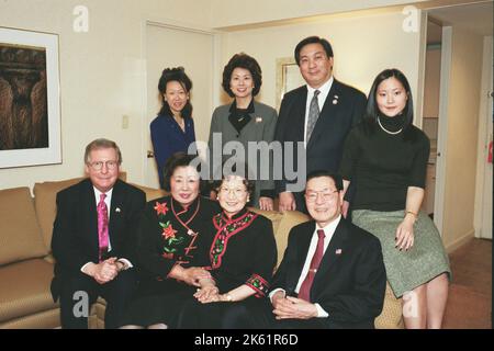 Bureau du Secrétaire - Elaine Chao Secrétaire à Chinatown à New York (New York) Banque D'Images