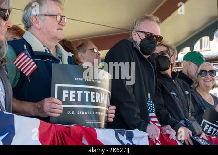 Rassemblement de John Fetterman en Pennsylvanie pour la campagne du Sénat américain 2022 Banque D'Images