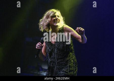 Irene Grandi pendant la vie 'IO in blues' sur 10 octobre 2022 au Teatro Olimpico à Rome, Italie Banque D'Images