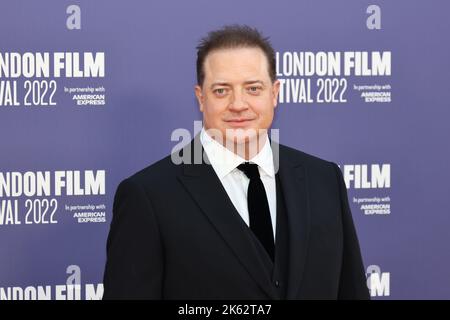 Brendan Fraser, The Whale - première au Royaume-Uni, BFI London film Festival, Southbank Center, Royal Festival Hall, Londres, Royaume-Uni, 11 octobre 2022, photo de Richar Banque D'Images