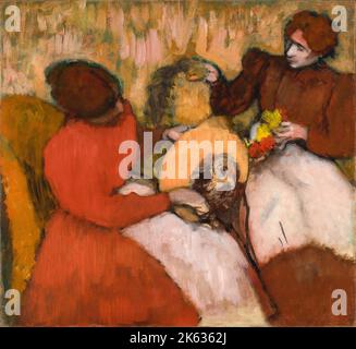 Les milliners, 1898, peinture par Edgar Degas Banque D'Images