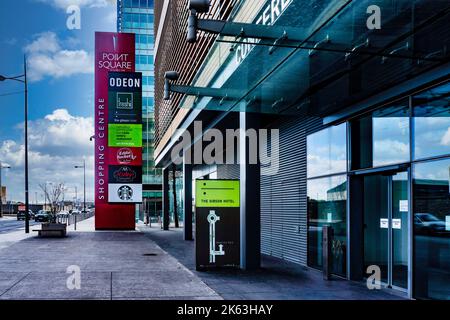 Centre commercial point Square, East Wall, Dublin, Irlande. Banque D'Images