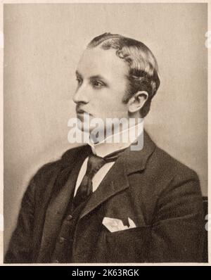 George Nathaniel Curzon, 1e marquis Curzon de Kedleston (1859 - 1925), homme d'État conservateur britannique qui a servi comme vice-roi de l'Inde de 1899 à 1905. Banque D'Images