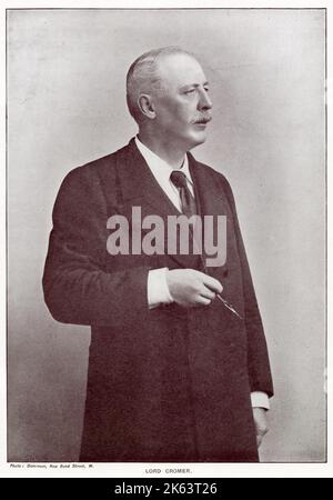 Evelyn Baring, 1e comte de Cromer (1841 - 1917), homme d'État et diplomate, notamment en Égypte. Banque D'Images