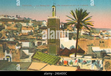 Tanger, Maroc - Grande Mosquée de Tanger. Banque D'Images