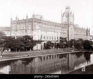 C.1880 s pour l'Inde - Calcutta Kolkata Haute Cour Banque D'Images