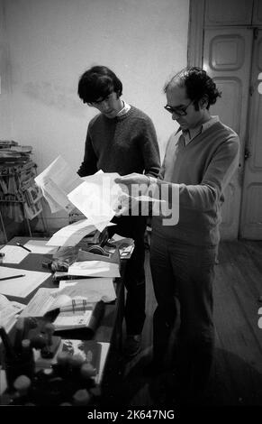 Adolfo Perez Esquivel, lauréat du prix Nobel de la paix en 1980, dans son bureau de Buenos Aires Banque D'Images