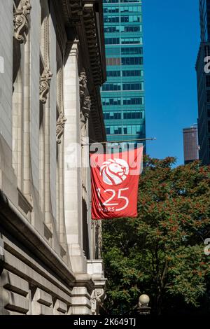 New York public Library fête ses 125 ans, USA, 2022 Banque D'Images