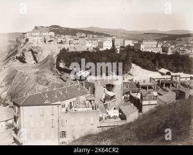 Photo du XIXe siècle : vue de Constantine Algérie Banque D'Images